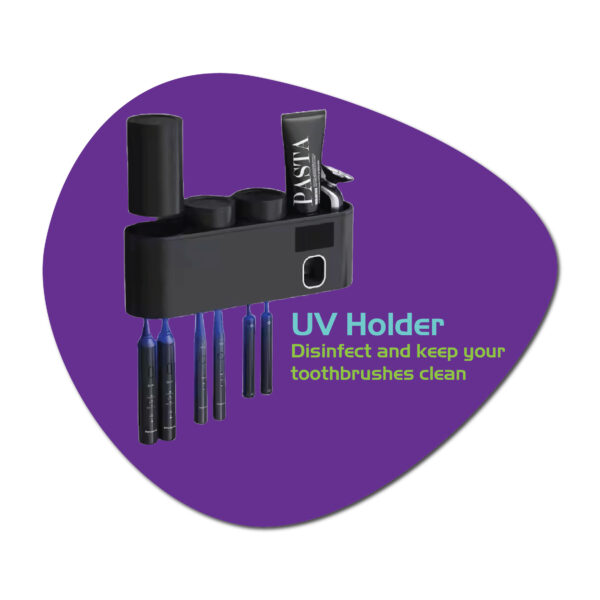 gomedics Smart Electric UV Light Sterilizng Toothbrush Holder